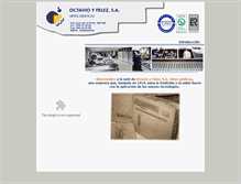 Tablet Screenshot of octavioyfelez.com